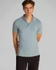 Calvin Klein Erkek Şeritli Logolu Mavi Polo Yaka T-shirt