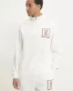 Tommy  Jeans  Erkek Beyaz Fermuarlı Sweatshirt