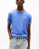 Tommy Jeans Erkek Mavi  Badge T-Shirt