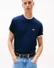 Tommy Jeans Erkek Lacivert Logolu T-Shirt