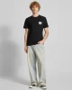 Tommy Hilfiger Erkek  Siyah Logolu T-Shirt