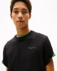 Tommy Jeans Erkek   Logolu Siyah  Slim T-Shirt