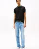 Tommy Jeans Erkek   Logolu Siyah  Slim T-Shirt