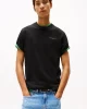 Tommy Jeans Erkek   Logolu Siyah  Slim T-Shirt
