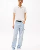 Tommy Hilfiger Erkek  Beyaz  Slim Fit  Polo T-Shirt