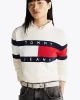 Tommy Hilfiger Kadın Renk Bloklu Bej Bayrak Kazak