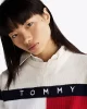 Tommy Hilfiger Kadın Renk Bloklu Bej Bayrak Kazak