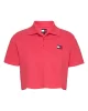 Tommy Jeans  Kadın Kırmızı Slim Fit T-Shirt