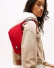 Tommy Hilfiger  Kadın  Kırmızı Essential Logo  Omuz Çanta