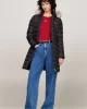 Tommy Jeans Kadın Kürk Kaplamalı Siyah Mont