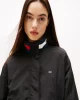 Tommy Hilfiger Logo Yaka Su İtici Siyah Ceket