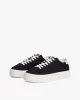 Tommy Hilfiger Kadın Siyah Kanvas Platform Sneaker