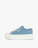 Tommy Hilfiger Kadın Mavi Platform Tabanlı Kanvas Sneaker