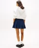 Tommy Hilfiger Kadın Fit And Flare Mini Lacivert  Etek