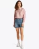 Tommy Jeans Kadın Yavruağzı Relaxed Keten Gömlek