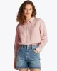 Tommy Jeans Kadın Yavruağzı Relaxed Keten Gömlek