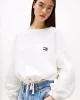 Tommy Jeans Kadın Beyaz Fit Sweatshirt