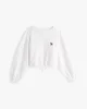 Tommy Jeans Kadın Beyaz Fit Sweatshirt
