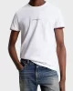 Tommy Hilfiger Bisiklet Yaka Beyaz Erkek T-Shirt
