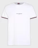 Tommy Hilfiger Bisiklet Yaka Beyaz Erkek T-Shirt