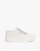 Tommy Hilfiger Deri Kontrast Dikişli Platform Spor Sneaker