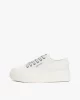 Tommy Hilfiger Deri Kontrast Dikişli Platform Spor Sneaker