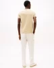 Tommy Hilfiger Erkek Bej Logolu T-Shirt