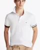 Tommy Hilfiger Erkek Beyaz Kol Detaylı Polo Yaka T-Shirt