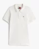 Tommy Hilfiger Erkek Beyaz Regular Fit Polo Yaka T-Shirt