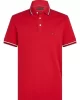 Tommy Hilfiger Erkek Kırmızı Polo Yaka Logolu T-Shirt