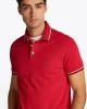 Tommy Hilfiger Erkek Kırmızı Polo Yaka Logolu T-Shirt