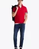 Tommy Hilfiger Erkek Kırmızı Polo Yaka T-Shirt