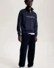 Tommy Hilfiger Erkek Lacivert Logolu Kazak