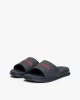 Tommy Hilfiger Erkek   Logolu Lacivert Terlik