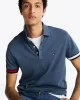 Tommy Hilfiger Erkek Mavi Slim Fit Polo Yaka T-Shirt