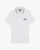 Tommy Hilfiger Erkek Nakışlı Logo Polo Yaka Beyaz T-shirt