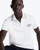 Tommy Hilfiger Erkek Nakışlı Logo Polo Yaka Beyaz T-shirt