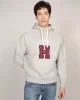 Tommy Hilfiger Erkek Pamuk Gri Sweatshirt