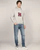 Tommy Hilfiger Erkek Pamuk Gri Sweatshirt