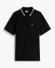 Tommy Hilfiger Erkek Siyah Regular Fit Polo Yaka T-Shirt