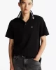 Tommy Hilfiger Erkek Siyah Regular Fit Polo Yaka T-Shirt