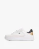 Tommy Hilfiger  Kadın Metalik Logolu  Sneaker