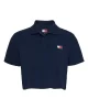 Tommy Hilfiger Kadın  Beyaz Crop T-Shirt