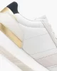Tommy Hilfiger Kadın TH Monogram Logolu Beyaz Sneaker