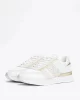 Tommy Hilfiger Kadın Beyaz TH Monogram Logolu Sneaker