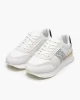 Tommy Hilfiger Kadın TH Monogram Logolu Beyaz Sneaker