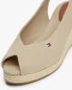 Tommy Hilfiger Kadın Canvas Slingback  Espadril Sandalet