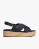 Tommy Hilfiger Kadın Denim Platform Espadril Sandalet