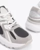 Tommy Hilfiger Kadın Tonal Kalın  Gri Sneaker