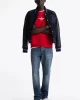 Tommy Hilfiger Logolu Erkek Kırmızı T-Shirt